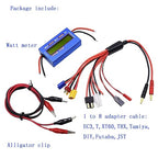 Blomiky from 4.8V to 60V 100A Voltage Tester Battery Power Consumption Performance Analyzer Monitor with Backlight Digital LCD Screen for Solar RC Voltage Current Discharge Watt Meter
