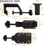 Heavy Duty C-Clamp Mount Compatible with RAM Systems 1" and 1.5" Size Round Ball Bases,Aluminum C Clamp Kayak Mount,3.27-Inch Jaw Opening