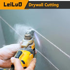 LEILUO 55-Piece Multitool Blades Kit Titanium and Japanese Tooth for Wood Nails Drywall Universal Multi Tool Accessories Storage Bag Included Compatible with DeWalt Makita Dremel and More