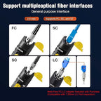 Visual Fault Locator,100-120KM Fiber Optic Cable Tester Meter VFL Red Light Pen Light Source Testers(100-120KM)
