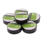 Electrical Tape Black 6 Pack 3/4-Inch by 30 Feet, Voltage Level 600V Dustproof, Adhesive for General Home Vehicle Auto Car Power Circuit Wiring Black