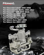 cciyu Rear Right Brake Caliper Assembly w/Bracket 18B4892 For Chevy For Cobalt/For HHR/For Malibu,For Pontiac For G5/For G6/For Pursuit,For Saturn For Aura/For Ion
