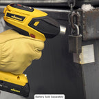 Wagner SprayTech 2467225 FURNO 550 18V Variable Temp Cordless Crafts, Wire Shrinking, Defrosting Pipes, with 2 Nozzles – Bare Tool Heat Gun, Yellow