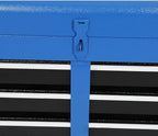Rolling Tool Cabinet Tool Box, 5-Drawer Storage Chest with Detachable Organizer, Removable Portable Tool Box for Garage Warehouse (Blue)