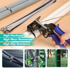 Metal Zip Ties Cutter Stainless Steel Cable Tie Gun One hand type for Self-Locking Stainless Steel Cable Ties Heavy Duty Tensioning Cutting Tool with Free Zip Tie Release Tool
