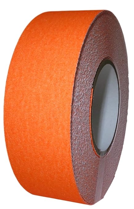 GGR Supplies T.R.U. NST-20 Non-Skid Tape 60 ft. Length Safety Way 60 Grit Anti Slip Traction Tape 32 Mil No Slip (1.5 in. x 60 ft. (36mm Wide), Fluorescent Orange)