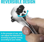 DURATECH 3-IN-1 Ratchet Handle, 1/4 ", 3/8 ", 1/2" Drive Ratchet Wrench, 72-Tooth, Reversible Switch, Full-Polished Chrome Plating, Alloy Steel