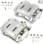 cciyu Front Left & Right Brake Calipers Assembly w/Bracket 18-B5023 18-B5022 For Ford For F-250 Super Duty 2005-2012,For Ford For F-350 Super Duty 2005-2012