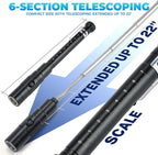 Rechargeable Magnetic Pickup Tool, Telescoping Magnetic Flashlights with Extendable Magnet Stick, Fathers Day Dad Gifts from Daughter Wife Son, Cool Gadgets Gifts for Him, Men, Dad, Husband, Boyfriend