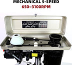 BUCKTOOL 10-Inch Drill Press 6.0 Amp 3/4 HP Bench Drill Press 5-Speed Benchtop Drilling Machine with LED Work Light