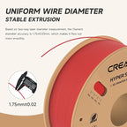 Official Creality Hyper PLA Filament 1.75mm, High Speed PLA 30-600mm/s 3D Printer Filament, Dimensional Accuracy +/-0.02mm, Fit Most FDM 3D Printers，1KG(2.2lbs) Spool Red