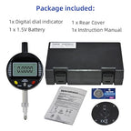 Electronic Digital Dial Gauge,with A Range of 0.5in/12.7mm and A Digital Indicator Accuracy of 0.01mm/0.0005 "Metric and Imperial Measure Tool Electronic Dial Gauge of 3D Printing and CNC Machine