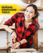 5pcs General Household Tool Set, Includes Crosshead Screwdriver, Flat-head Screwdriver, Electrical Pen, PVC Tape, Suitable for Daily Use