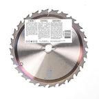 HOJR's 10-Piece Blade Set Features a Special Heat-Resistant Non-Stick Coating for Durability. Thin and Sharp, Suitable for framing and Ordinary Wood. W7-1/4 24-Tooth 5/8-inch - TA