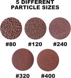 3/8x13 Sanding Belt, Premium Calcined Aluminum Oxide Grain Sandpaper, 40,60,80,120,180,240,320,400 (24/25 Pack) (80,120,240,320,400 Grit)