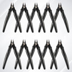 YaeCCC 10 Pack Wire Cutters Black Diagonal Cutting Pliers for Electronic, Model, Jewelry Making, 170 Flush Cutter 5 inch