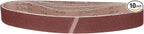 2 x 48 Inch Sanding Belt, 10 Pcs 80 Grit Knife Sharpener Belts Work Sharpening for Belt Sander Knife Carving Tool Metal Working