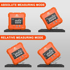 Digital Angle Finder, Digital Level Angle Gauge with Backlight & Magnetic Base Compact Digital Protractor Angle Measuring Tool Inclinometer for Woodworking Construction Table Saw Gift for Men