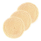 Makitoyo 3PCS Wool Buffing Pad Kit 8 Inch, 8" (200mm) 100% Natural Wool Hook and Loop Grip Polishing Pad for Car Polishing, Buffing and Cutting for Automotive, Marine and Epoxies
