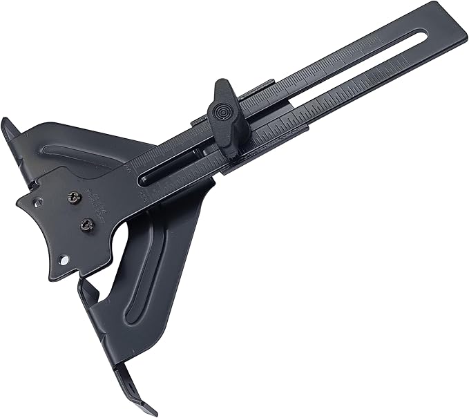 DNP618 Router Edge Guide for DeWalt Fixed Base Compact Routers,Compatible With DEWALT DWP611 Router, PORTER-CABLE 450 & 451-Adjustable Fits Router DCW600B, DW6913.