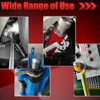 Adjustable Spanner Wrench Set, 8pcs Motorcycle Coilover Shock Adjustment Tool Hook C Spanner Wrench for Pipes Heating, Cars Suspension System