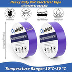 100 Rolls Colored Electrical Tape Bulk 3/4 Inch x 66ft, Waterproof Vinyl Electric Tape High Temp Insulation Tape for Electrical Protection Home Outdoor Electric Insulating Wire Wrapping