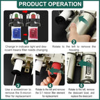 Industrial Grade 3-Stage Air Drying System, 1/2" NPT with Manual Drain, Desiccant Dryer, Air Regulator, Particulate Filter and Coalescing Filter for Paint Spray, Plasma Cutter