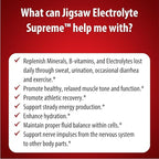 Jigsaw Health Electrolyte Supreme | Broad Spectrum of Electrolytes + Trace Minerals | Fruit Punch Flavor | 60 Servings (Packets)