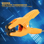 Qiilu Pipe Clamp Yellow Ht 05 K Type Thermocouple Sensor Temperature Pipe Clamp 1~3 8 40~200℃ (Qiilukisnrv2qa5)