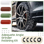 9 Pcs Felt Flap Disc Abrasives Buffing Polishing Wheel and Compounds Set 5 Pcs Wool Polishing Disc 4 Compound Wool Buffing Wheel Pad for Angle Grinder