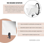Inspection Mirror Replacement Works with Extend A Vue Extension Poles, 3.5 inch x 6 inch