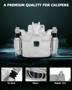 SCITOO Front Left+Right Brake Calipers With Bracket 19B7102 19B7103 Compatible For Nissan Altima 2013-2019 For Nissan Leaf 2014-2017