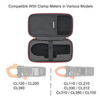 RLSOCO Hard Case for Klein Tools CL390/CL120/CL220/CL110/CL310/CL330/CL380 Digital Clamp Meter
