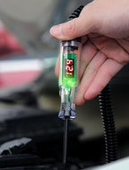 Automotive Test Light with 3-48V LED Digital Display, Circuit Tester Automotive with Voltmeter and Dual Color Polarity Indicator Light, Electrical Voltage Test Pen with Sharp Stainless Probe