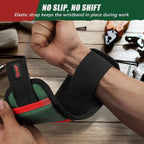 Magnetic Wristband for Tools, Tool Belt Wrist Band with 15 Powerful Magnet, Adjustable Wrist Screws Holder, Gifts for Men, Him, Dad, Fathers Day, Mechanics, Woodworker, Handyman