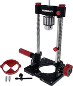 Milescraft 1348 Drill Mate PRO – Heavy-Duty Portable Drill Press Drilling Guide, ½” Chuck, Precision Drilling Jig Attachment for Drilling Angled or Straight Holes, Adjustable Drill Guide Attachment