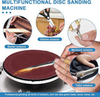4 Inch Mini Disc Sander with Variable Speed 6000 RPM, Electric Small Hobby Disk Sander with Forward & Reverse Function, Sanding Disc Machine for Woodworking, Metal Working, Stone and Scissors Sanding