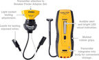 Sperry Instruments CS61200P Electrical, 120V AC, 60Hz, Includes: CS61200AS Light and Switch, 2 Pc Circuit Breaker Finder and Accessory Kit, As Shown in The Image