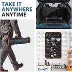 Roll Up Tool Bag, Roll Up Bag Tools Organizers with 22 Tool Pouches, Durable Portable Handy Tools Storage for Men Women, Perfect for Handyman, RV Owners, Dad Birthday or Father’s Day Gifts