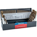 115PCS Cobalt Drill Bit Set M35 HSS for Hardened Steel Fractional 1/16"-1/2", Letter A - Z, Wire #1 - #60 with Indexed Metal Case
