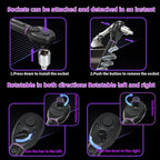 1/2-Inch Drive Click Torque Wrench Set, With Deep Socket, Adaptor, Extension Bar, Dual-Direction Adjustable Reversible Click, Dual Range Scales 10-170FT.LB and 13.6-230.5N.M