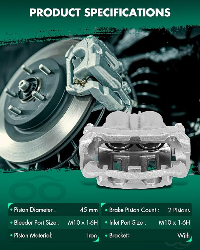 SCITOO 19B2958 Disc Brake Caliper Assembly with Bracket Fit For Acura RDX 07-12,For Honda Accord Crosstour 10-11,For Honda Crosstour 2012-2015,For Honda CR-V 2007-2016,For Honda Odyssey 2005-2010