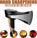 Wood Splitting Axe,Splitting Maul for Firewood,Heavy Duty Axe Forged Carbon Steel, Wooden Handle Chopping Axes (36inch)
