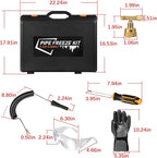 Pipe Freeze Kit, CST2 Pipe Freezing Kit For 1/8" to 2" OD, Use CO2 To Freeze Tube Wire Plumbing, Water Line Repair Tool Kit, Replacement For Cold Shot Pipe Freeze Kit