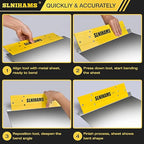 Sheet Metal Bender, 12 Inch Folding Tool for HVAC, Ductwork, Precision Folding Tool for 3/8" & 1" Folds, Heavy-Duty Sheet Metal Tools for Pros