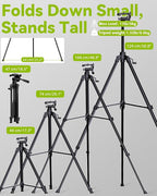 Laser Level with Tripod, 16 Line 360° Self-Leveling 4D Green Cross Line Laser with 2 Batteries, Aluminum Stand, Adjustable Brightness, Magnetic Bracket, Remote Control