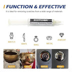 SCOTTCHEN Diamond Polishing Paste,4,000 Grit 2-4 Microns Lapping Compound with 50% Concentration of Diamond Powders for Jewelry, Metal, Ring, Glass, Coin,etc.-5 Gram