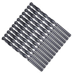 Drill Bit, 5/16" Cutting Diameter, 4241 HSS Nitriding Black 118° Cutting Angle Versatile Jobber Bits - (Applications: for Drilling Plastic Wood Soft Metal), 12-Pieces