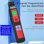 L-507 Live Fiber Optic identifier with Optical Fiber Power Meter -70+~10dbm 5-in-1 Function OPI OPM VFL 10KM RJ45 Network Tester LED Fiber Optic Cable identifier Single Mode/Multi Mode