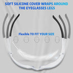 Safety Glasses Ansi Z87.1 Clear Safety Glasses Bulk Impact Resistant Lens Protective Eyewear for Men Women